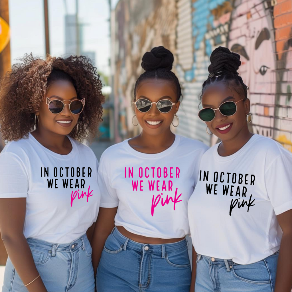 In October We Wear Pink T-Shirt