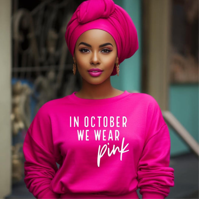 In October We Wear Pink T-Shirt