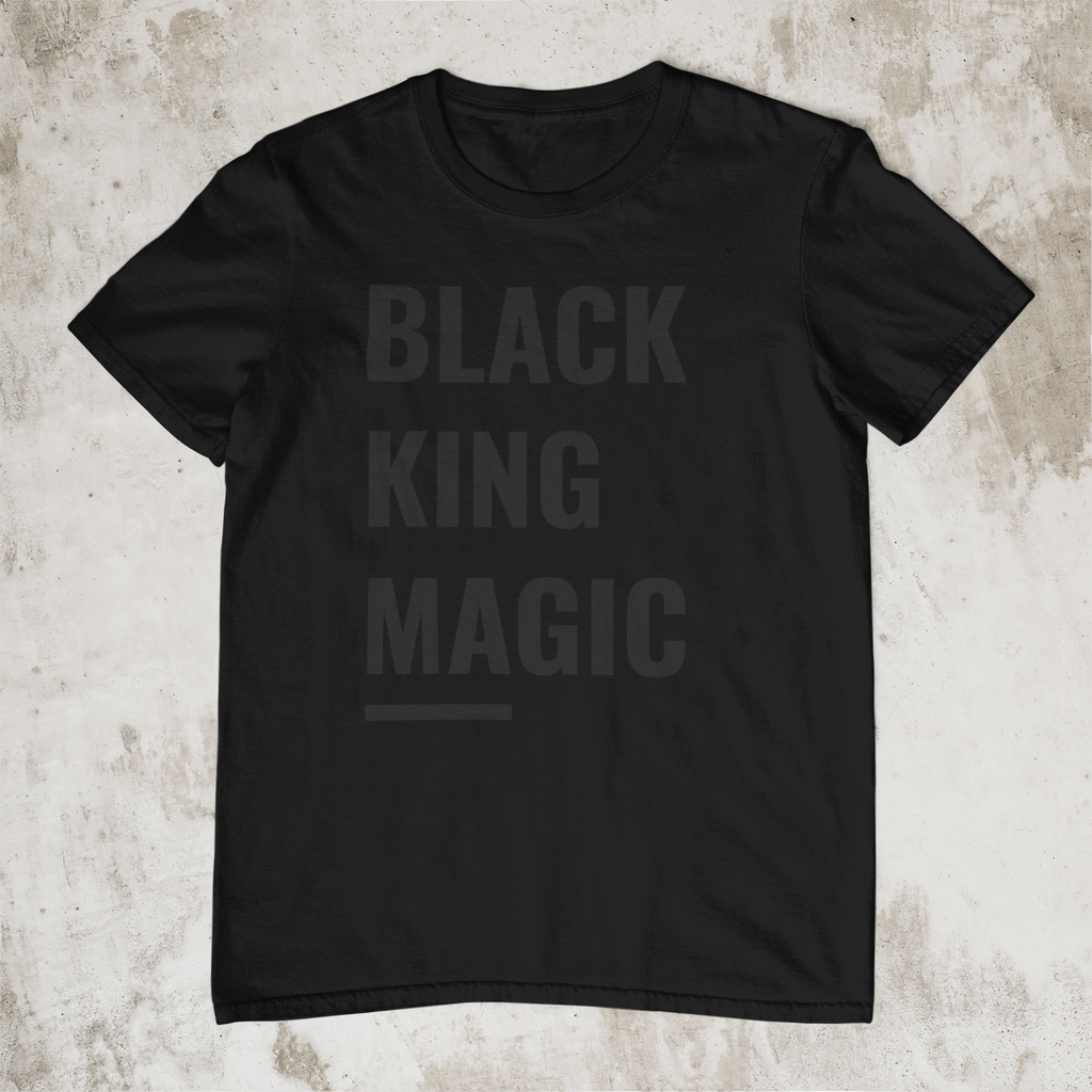 Black King Magic T - Shirt - Black - Ladi Elle Creationz