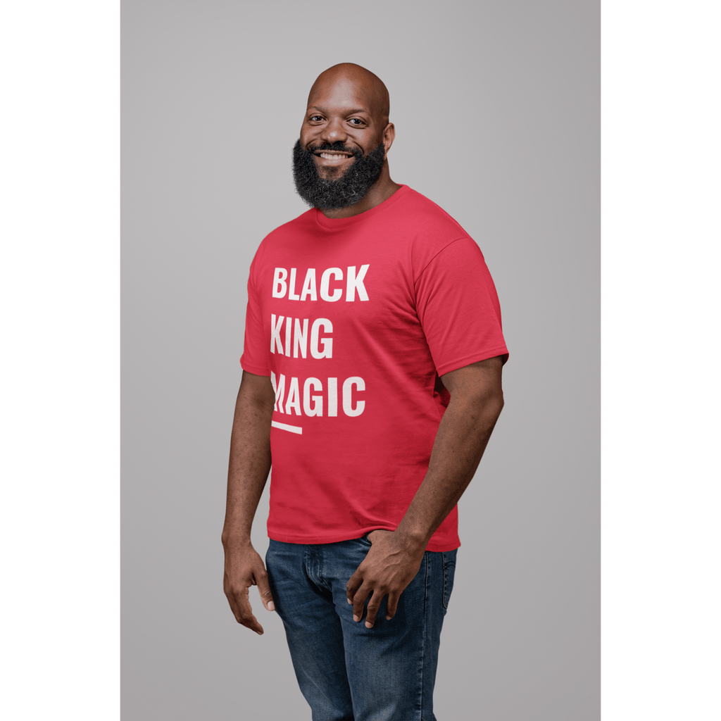 Black King Magic T - Shirt - Red - Ladi Elle Creationz