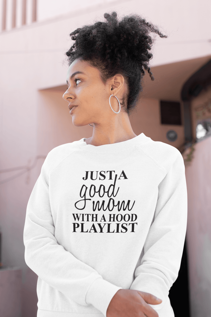 Hood Playlist Sweatshirt - Ladi Elle Creationz