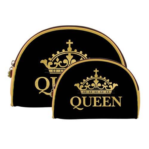 Queen Gold Crown Cosmetic Duo - Set of 2