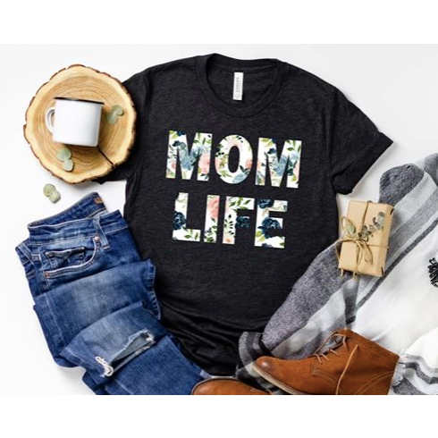 Floral MOM Life Shirt