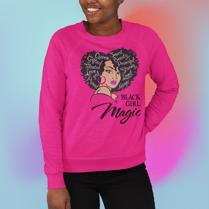 Black Girl Magic Sweatshirt - Pink